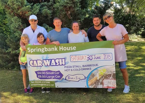 Summer fair and car wash at Springbank House Care Home, Ashgate, Chesterfield.