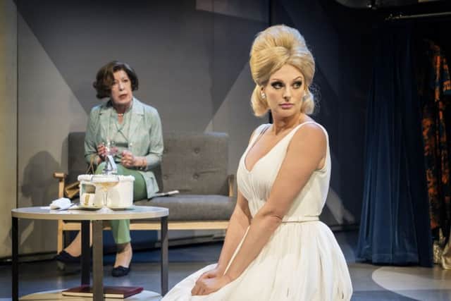 Katherine Kingsley as Dusty and Roberta Taylor as Kay in Dusty. Photo by  Johan Persson.
