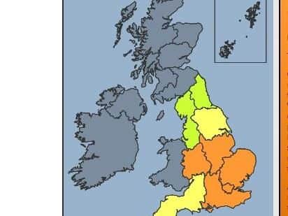 An amber level 3 alert is in force for the East Midlands