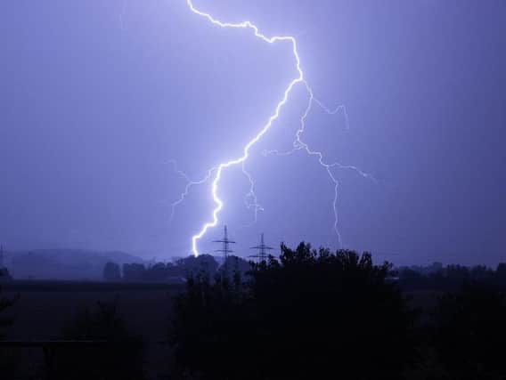 The Met Office has issued a thunderstorm warning for Friday