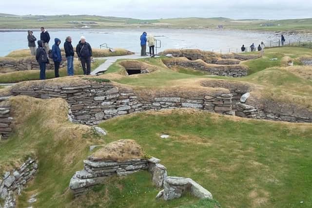 The Neolithic village of Skara Brae on Orkney