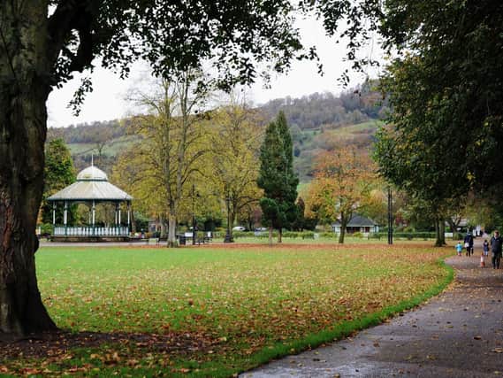 Hall Leys Park in Matlock