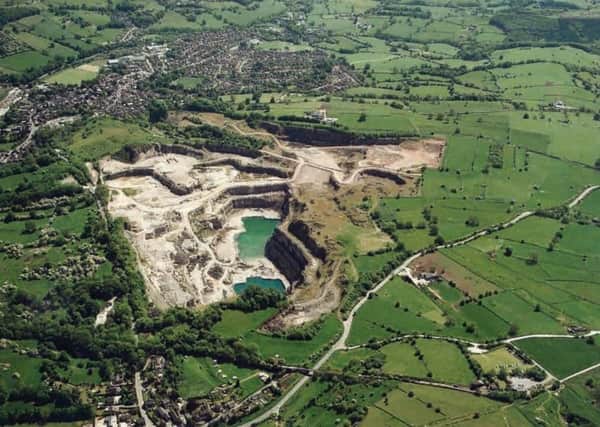 Middle Peak Quarry where the 150 new homes could be built