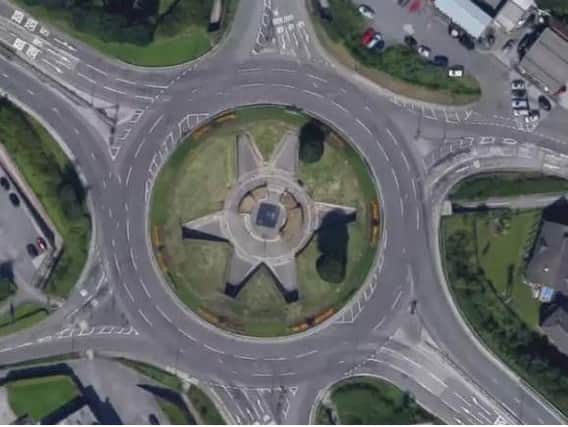 Whittington Moor roundabout.