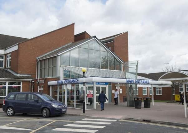 Pictured is Chesterfield Royal Hospital.