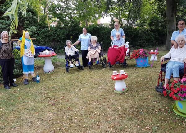 Winning scarecrow at Springbank Care Home.