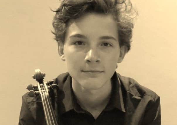 Luca Franchi plays at Bakewell Parish Church on September 1.