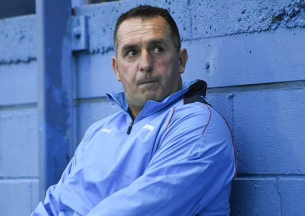 Chesterfield manager Martin Allen before the game
