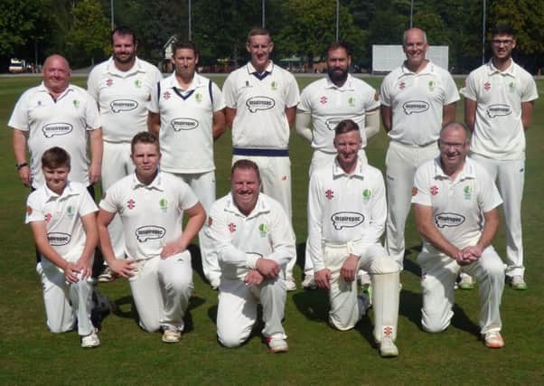 The victorious, and unbeaten, Chesterfield 2nd side who have clinched the Derbyshire County League, Division Four North title. (PHOTO BY: John Windle).