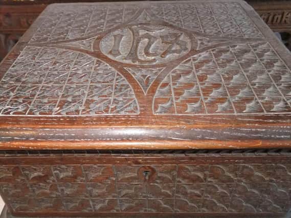Call police on 101 if you recognise this oak box.