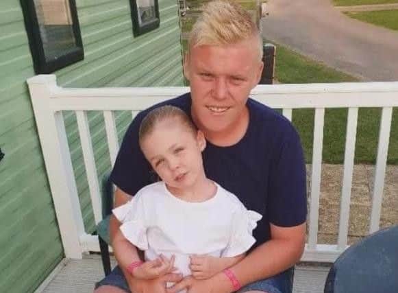 Craig Pritchard with his daughter, Lacey. Picture kindly submitted by his family.