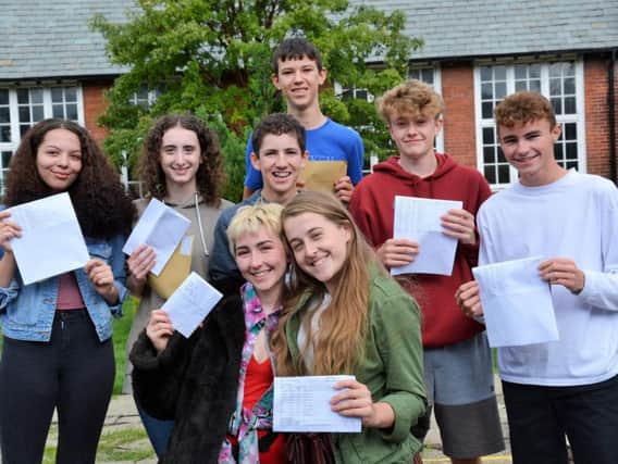 Yeat 11 students at Anthony Gell School receive their GCSE results.