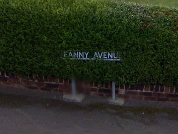 Fanny Avenue in Killamarsh.