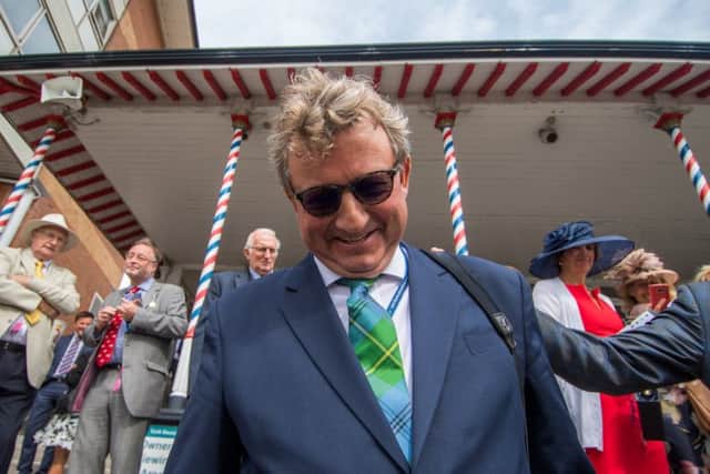All smiles from Mark Johnston after he broke the record at York last week for the number of winners by a British trainer. (PHOTO BY: James Hardisty)