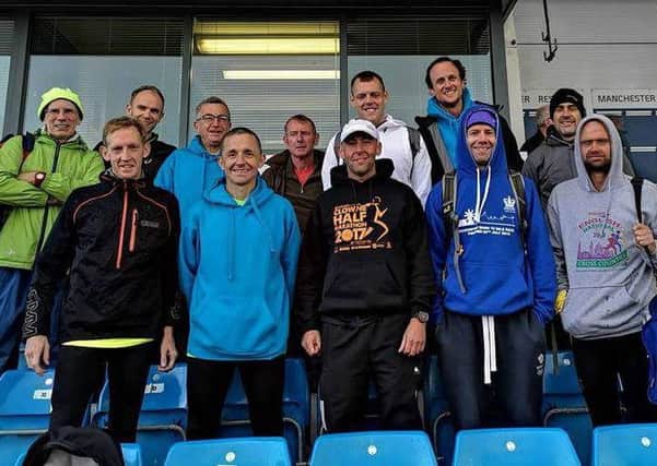 Some of the runners who took part in the Northern Road Relays for the club.