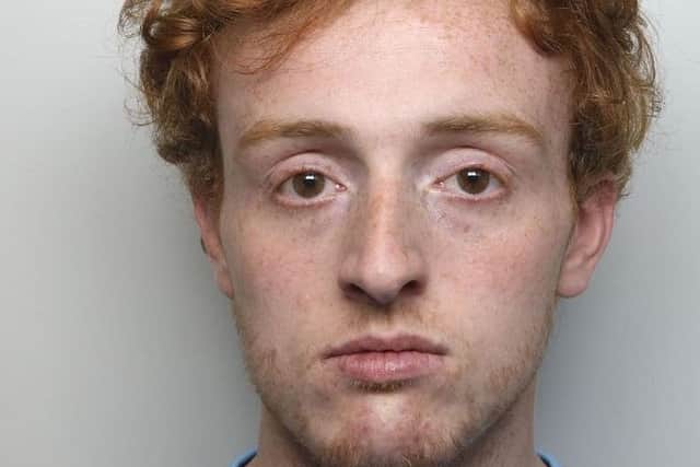 Pictured is Curtis Myers, 21, of Tapton View Road, Newbold, Chesterfield, who has been sentenced to six years of custody after he pleaded guilty to rape and stalking.
