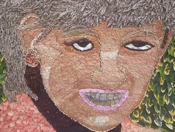 The Princess Diana well dressing in Chesterfield last year.