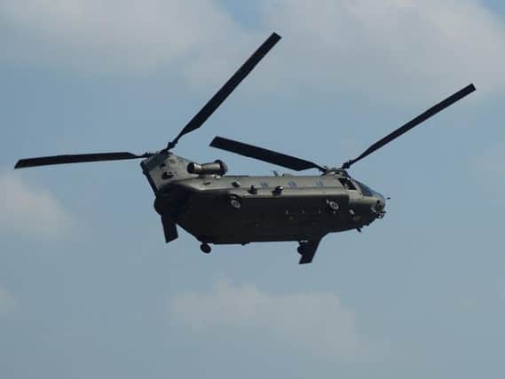 A Chinook helicopter. Stock picture.