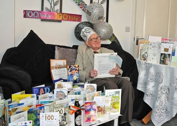 Daniel Vaughan who has just celebrated his 100th birthday.