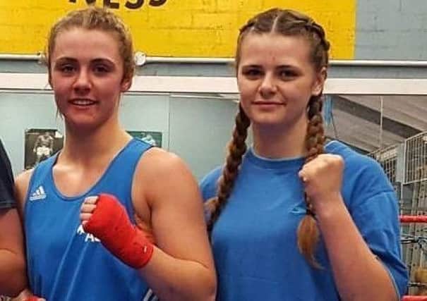 Chesterfield boxers, the Ashmore sisters, Jade and Leigh.