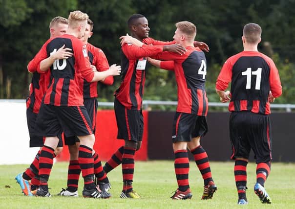 Dronfield Town are celebrating after an historic win for the club in the FA Vase.