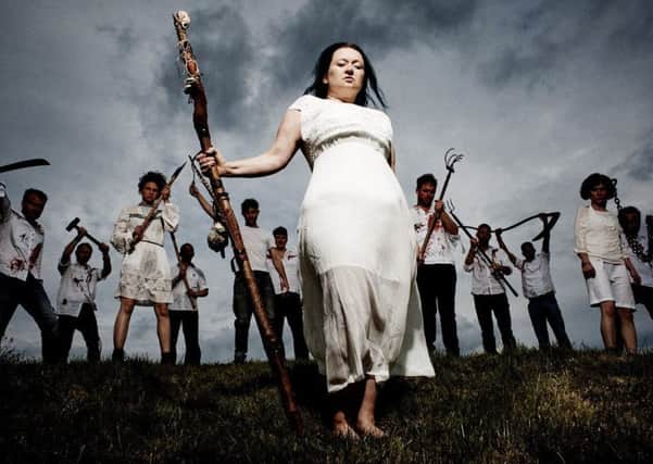 Eliza Carthy and the Wayward Band. Photo by Steve Gullick.