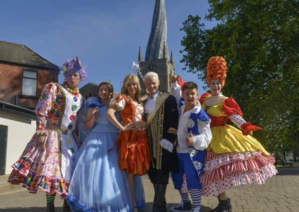 Cinderella coming to Chesterfield starring Rhydian Roberts and Naomi Wilkinson