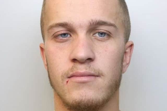 Pictured is Lewis Hobley, 21, of Kingsley Avenue, Chesterfield, who pleaded guilty to two counts of dangerous driving and driving while uninsured and without a valid licence and was jailed for one year.