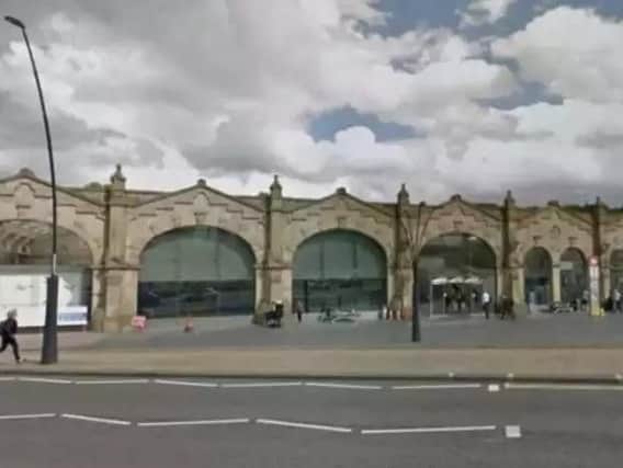 There is huge disruption at Sheffield station this morning following the derailment of a train