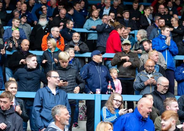Actions from Halifax Town v Leyton Orient, at The Shay