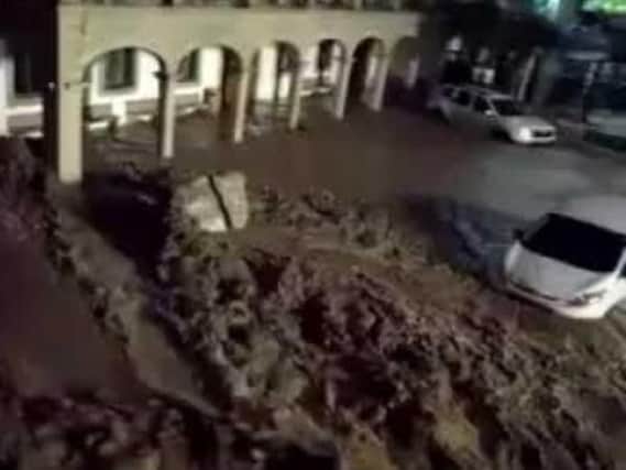 Mallorca has been struck by flash floods (Photo: Youtube)