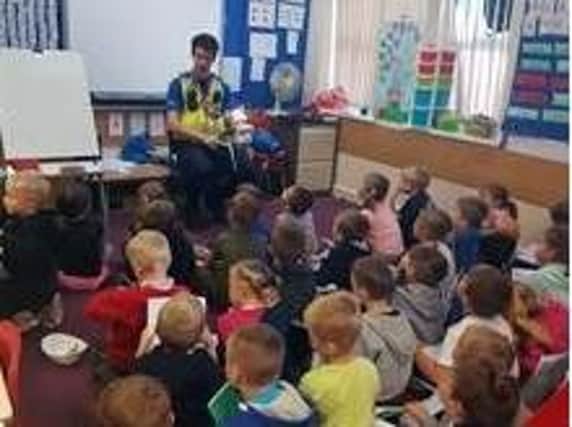Pupils in Riddings have been getting to know more about the work of police officers and PCSOs.