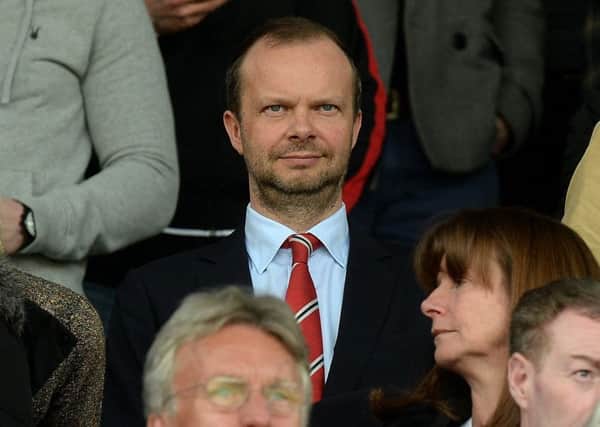 Manchester United's chief executive Ed Woodward, who has denied rumours that the club is on the verge of being put up for sale.