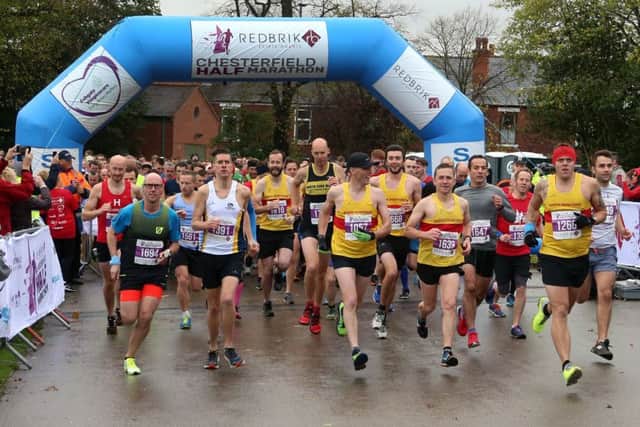 Runners in the Chesterfield Half Marathon will hit the streets on Sunday