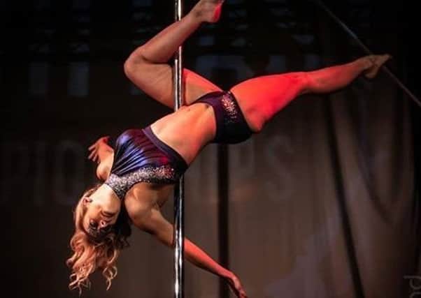 Karrie Hammersley, 32, won first place for pole and aerial in the North East Championships in Hull on October 20.