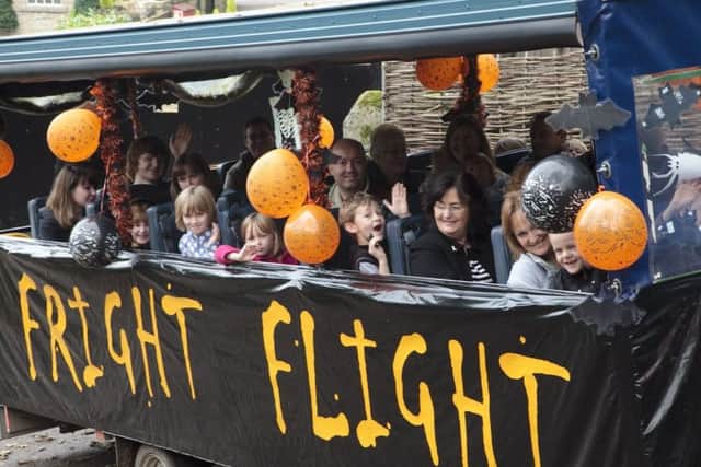 The Fright Flight is ready to take off at Chatsworth