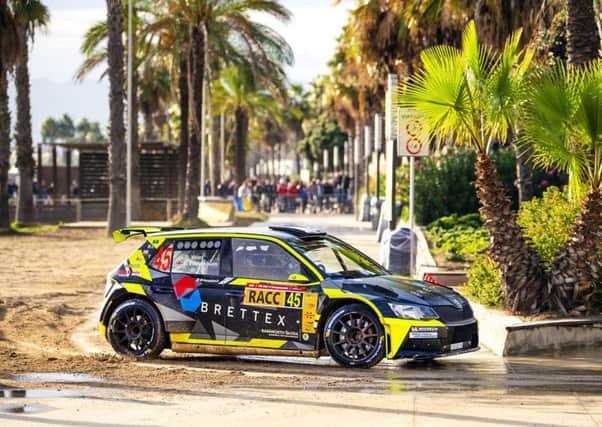 Chesterfield driver Rhys Yates showing tremendous promise among the palm trees in Spain. (PHOTO BY: James Ward/Chicane Media)