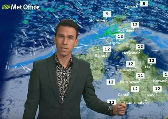 Met Office present Aidan McGivern has warned of a shock to the system.