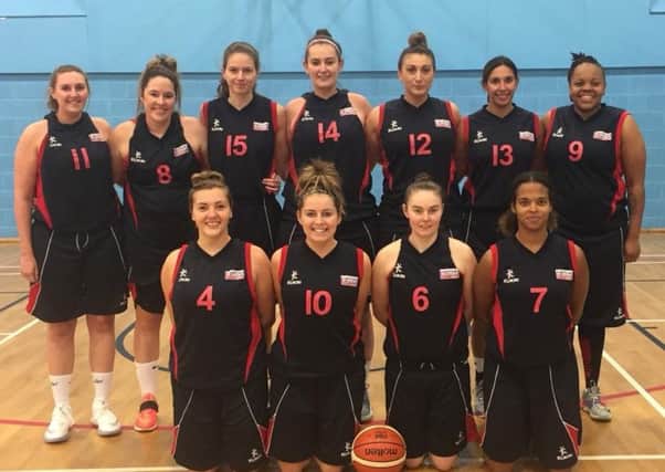 Proud Derbyshire Diamonds, who have won their first two games in the National Womens Basketball League.