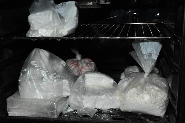 Police also found multiple kilos of heroin and cocaine
