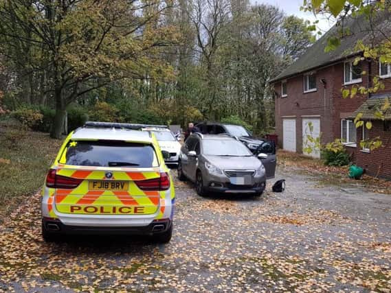Three males arrested after stolen car recovered in Heath
