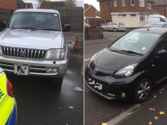 Police seize two cars in Long Eaton with no insurance