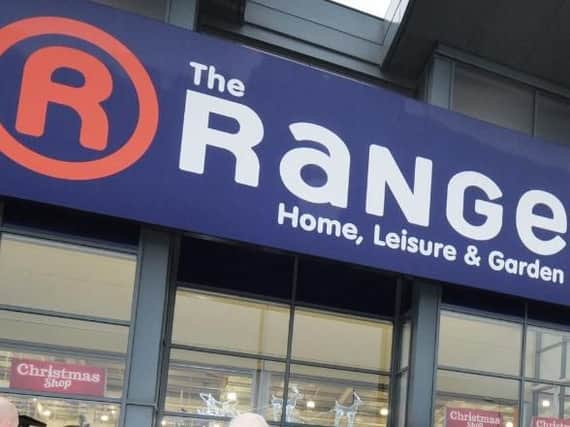 The Range, which sells a variety of items, has more than 150 stores in the country.