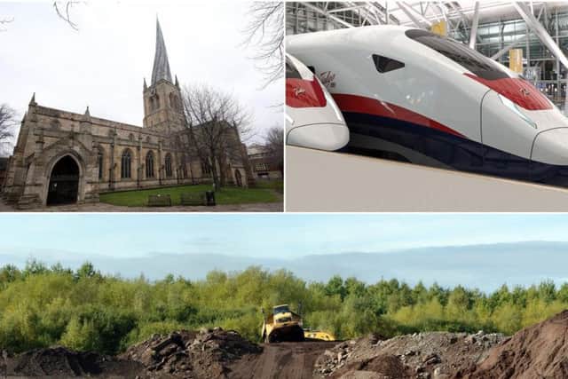 Chesterfield is one of two sites shortlisted for the location a new train factory
