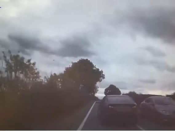 Bolsover and Clowne Safer Neighbourhood Team release shocking dashcam footage of near miss.