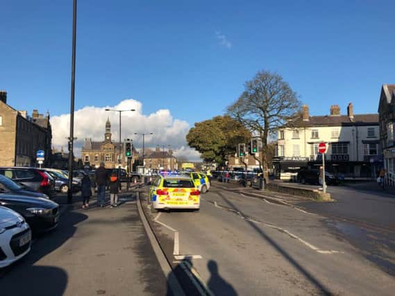 Buxton market place and major roads closed to traffic due to 'serious accident'