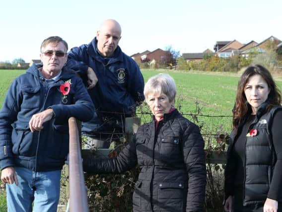 Campaigners Stacey Varley, Mick Bagshaw, Paul Mann and Ann Godbehere are opposed to the plans.