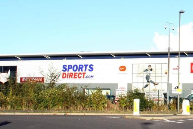 Sports Direct in Shirebrook.