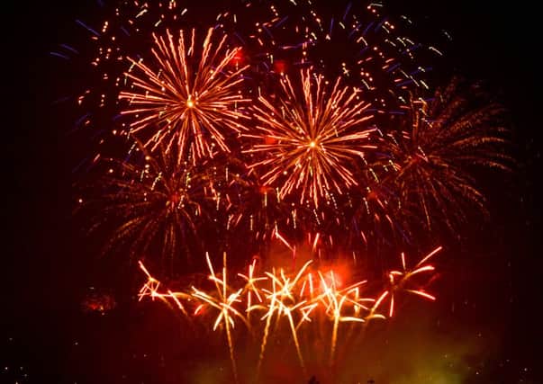 Pictured are fireworks from an organised event.