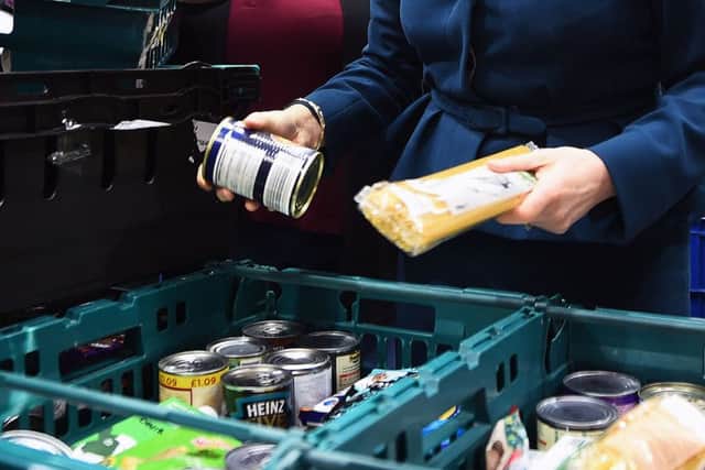 The number of people using food banks in the county continues to rise. Photo: PA/Andy Buchanan